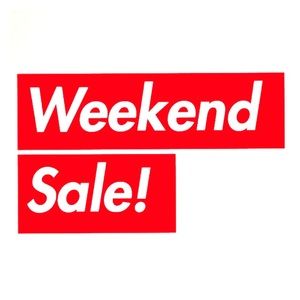 Weekend Sale! Price cuts!